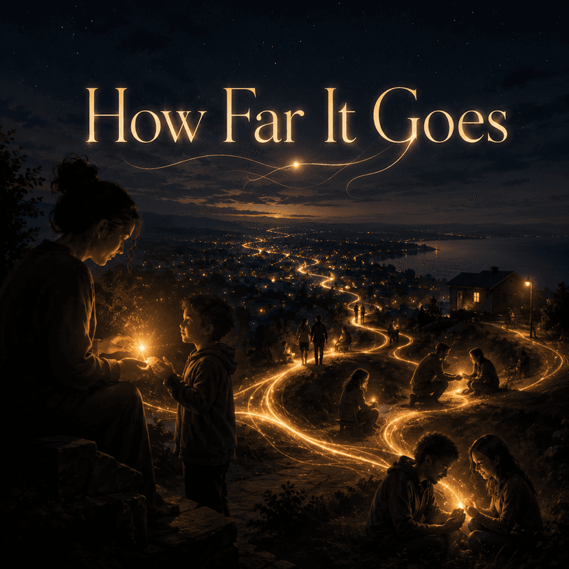 How Far It Goes - Christian worship song by Michael D. Penn, album artwork
